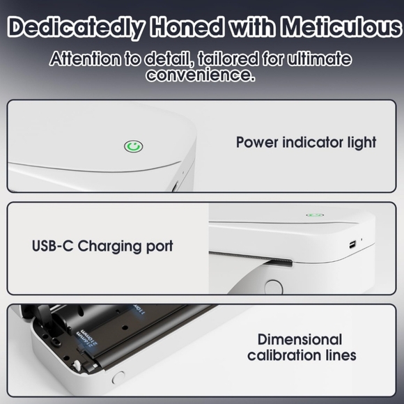 Portable White Inkless Printer - Picture 7 of 8